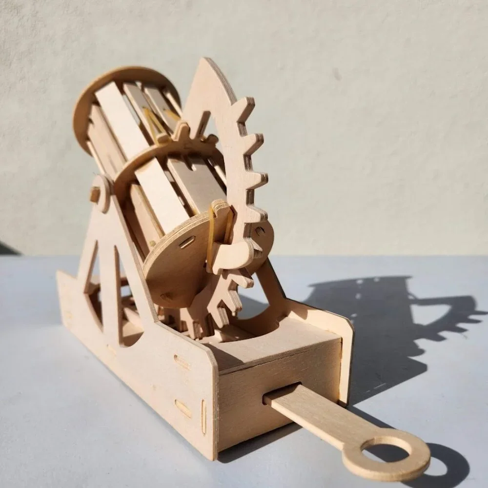Handmade Leonardo Da Vinci Bombard Cannon History Social Studies Roman Model Cat